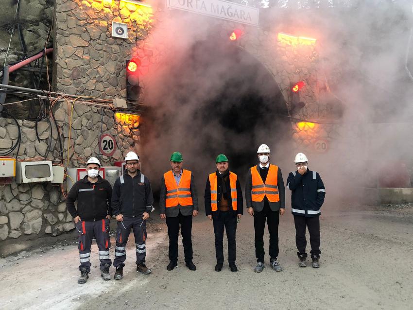 AK PARTİ BALIKESİR MİLLETVEKİLİ ÇELİK ECZACIBAŞI/ESAN BALYA KURŞUN ÇİNKO İŞLETMESİNİ ZİYARET ETTİ