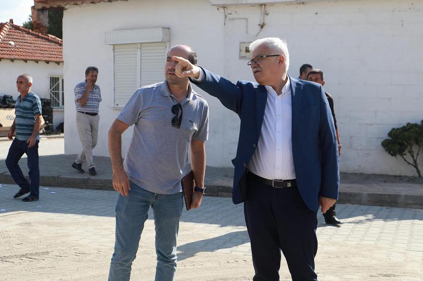 BAŞKAN DEVECİLER SAHADA ÇALIŞMALARI İNCELEDİ