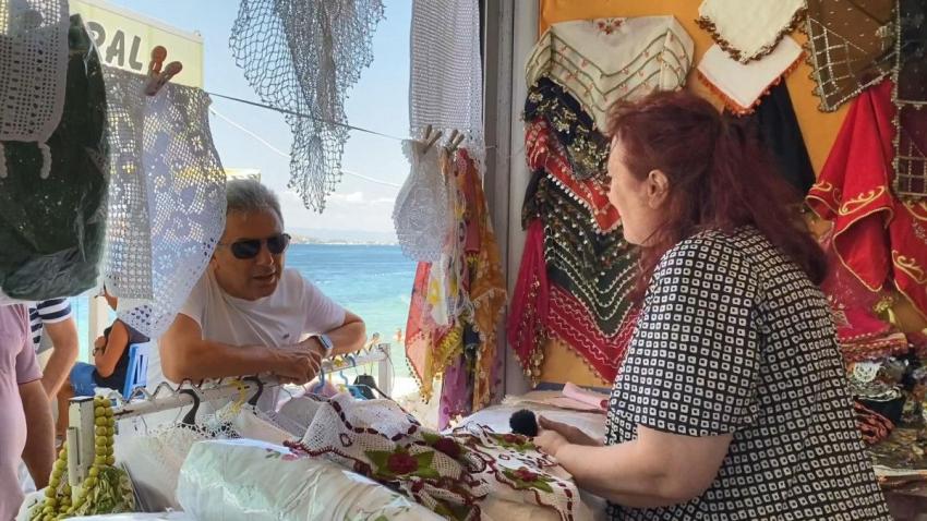 BALIKESIR'IN AVŞA ADASI 180 BIN NÜFUSA ÇIKTI! TATILCILER KALACAK YER BULAMADI