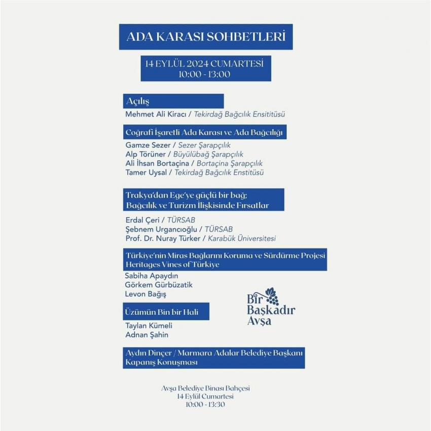 Avşa Adası'nda Coğrafi İşaretli