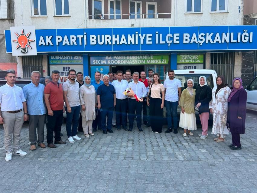 Milletvekili Mustafa Canbey'den Burhaniye Ziyareti: Ticaret Odası Ve Yatırımlar Gündemde