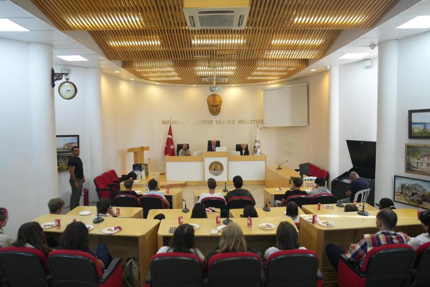 BURHANİYE'DE KARDEŞ ŞEHİR ZİYARETİ