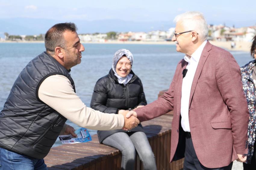 Başkan Deveciler İskele Mahallesi'nde Vatandaşlarla Buluştu
