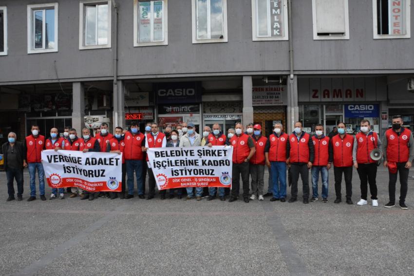 DİSK GENEL-İŞ ŞİRKET ÇALIŞANLARINA KADRO İSTİYOR   