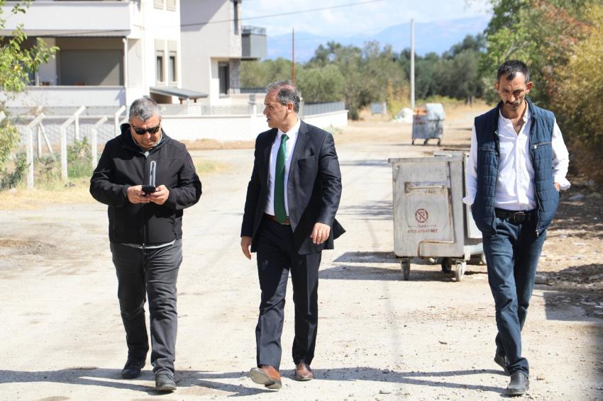 PAZARBAŞI CADDESİ’NDE ÇALIŞMALAR TAMAMLANDI