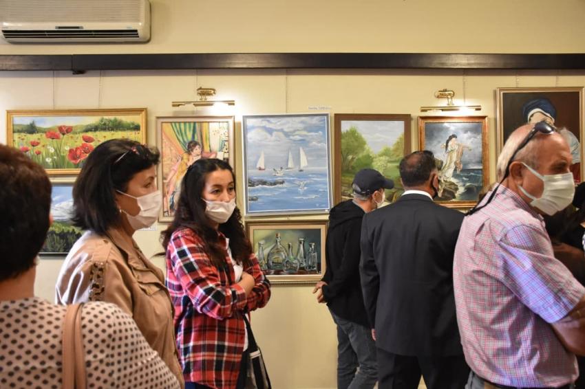 EDREMİT’TE KARMA RESİM SERGİSİ AÇILDI