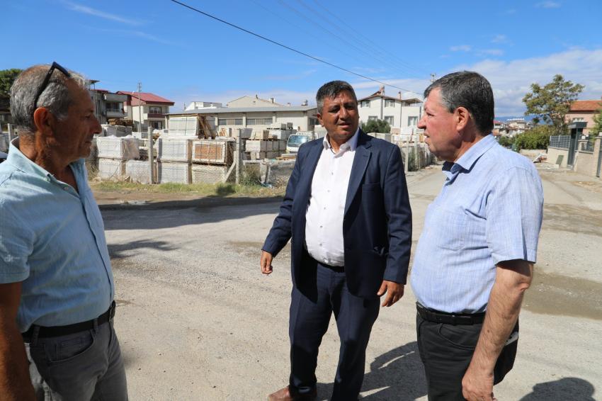PAZARBAŞI CADDESİ’NDE ÇALIŞMALAR TAMAMLANDI
