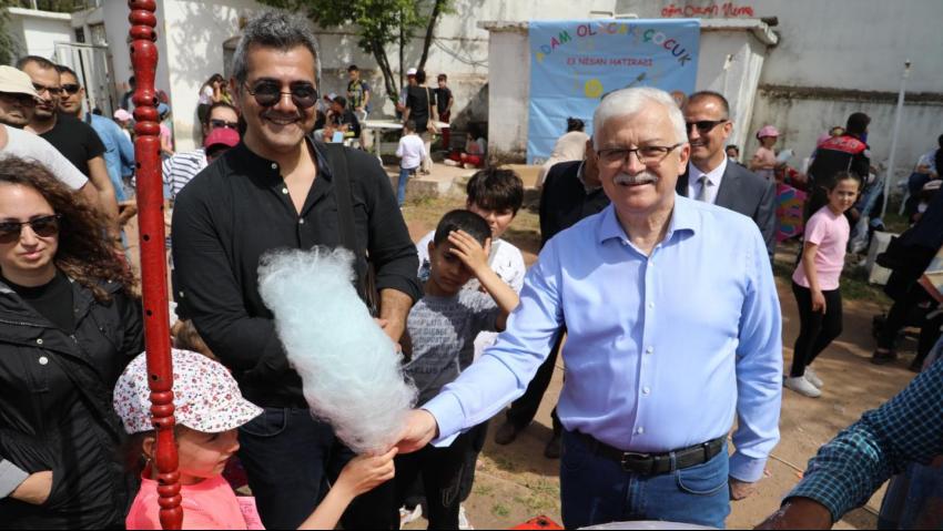 BURHANİYE’DE ÇOCUKLARA BAYRAM COŞKUSU