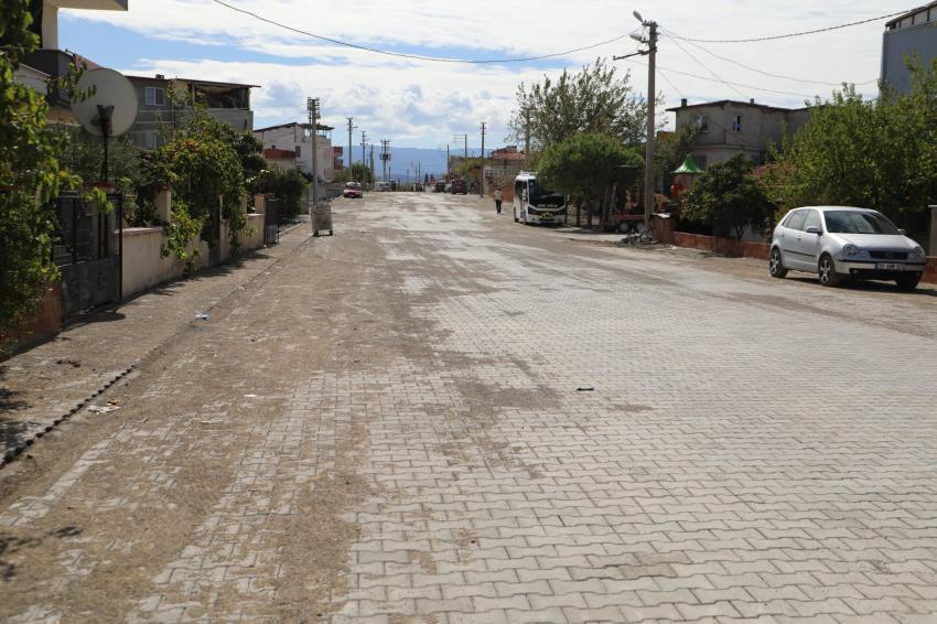 PAZARBAŞI CADDESİ’NDE ÇALIŞMALAR TAMAMLANDI