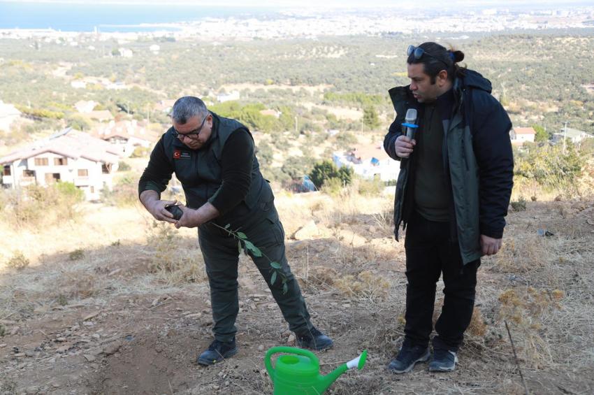 BURHANİYE’DE FİDANLAR TOPRAKLA BULUŞTU