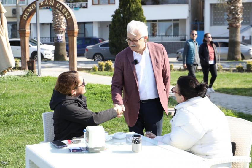 Başkan Deveciler İskele Mahallesi'nde Vatandaşlarla Buluştu