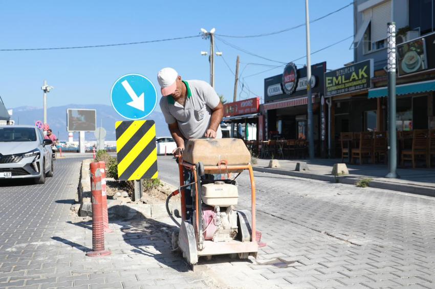 BURHANİYE’DE BAKIM ÇALIŞMALARI HIZ KESMEDEN SÜRÜYOR