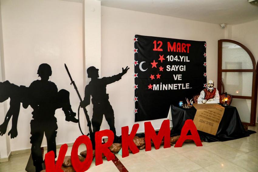 İSTİKLAL MARŞI’NIN KABULÜ BURHANİYE’DE KUTLANDI