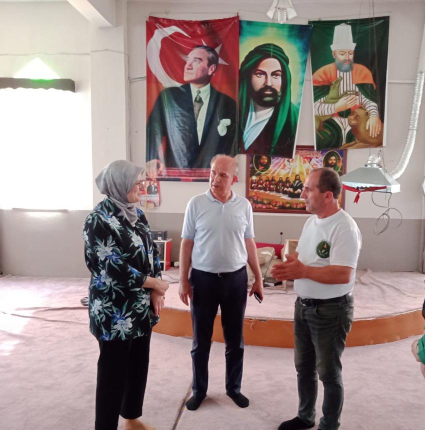 BELGIN UYGUR İLÇE ZIYARETLERINE DEVAM EDIYOR