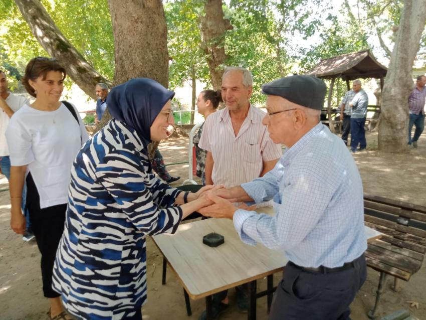BELGIN UYGUR İLÇE ZIYARETLERINE DEVAM EDIYOR