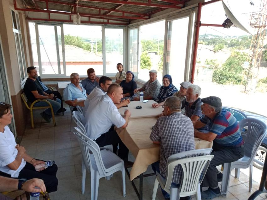 BELGIN UYGUR İLÇE ZIYARETLERINE DEVAM EDIYOR