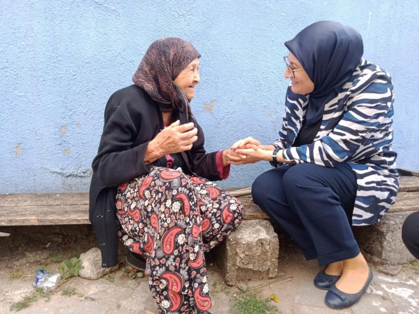 BELGIN UYGUR İLÇE ZIYARETLERINE DEVAM EDIYOR