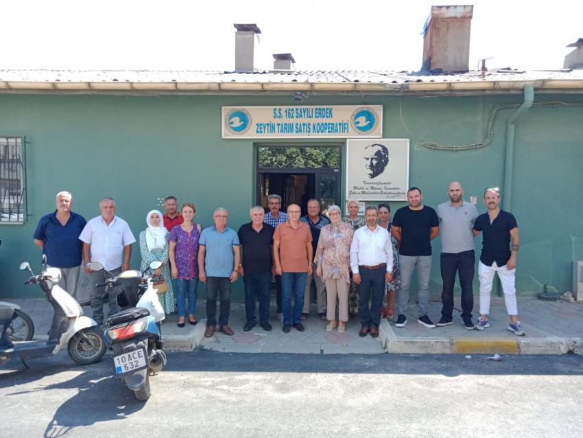 BELGİN UYGUR İLÇE ZİYARETLERİNE DEVAM EDİYOR