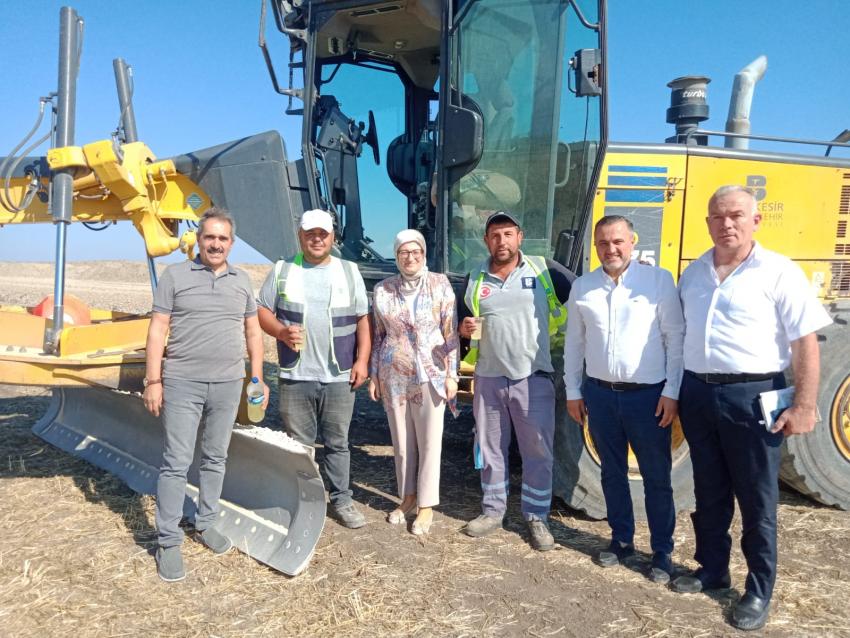 BELGİN UYGUR İLÇE ZİYARETLERİNE DEVAM EDİYOR