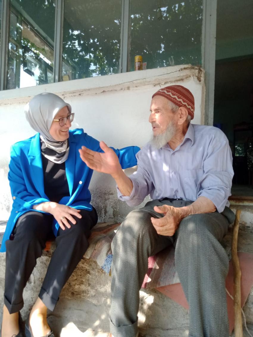 BELGİN UYGUR İLÇE ZİYARETLERİNE DEVAM EDİYOR