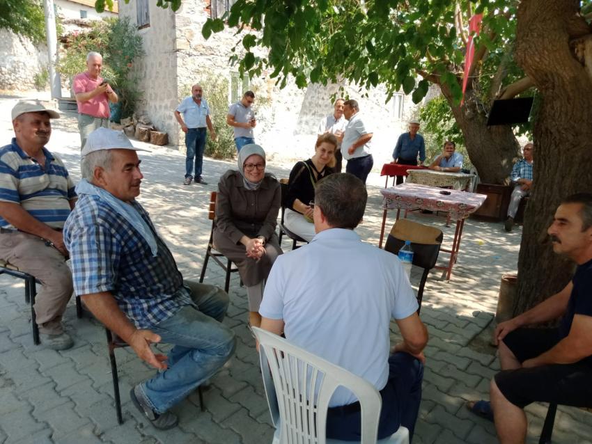 MİLLETVEKİLİ UYGUR,  İLÇE İLÇE GEZMEYE DEVAM EDİYOR