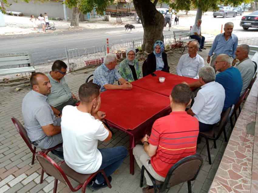 MİLLETVEKİLİ UYGUR,  İLÇE İLÇE GEZMEYE DEVAM EDİYOR