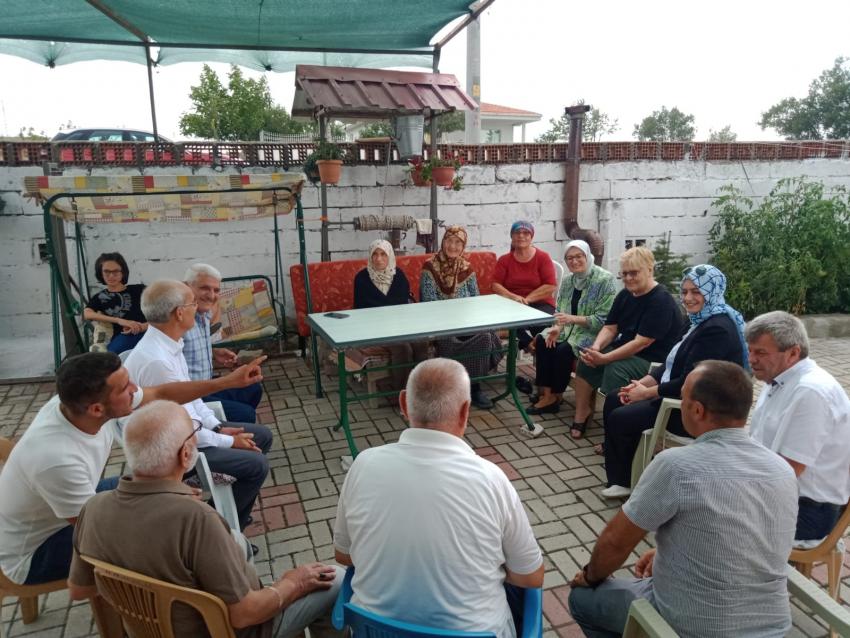 MİLLETVEKİLİ UYGUR,  İLÇE İLÇE GEZMEYE DEVAM EDİYOR