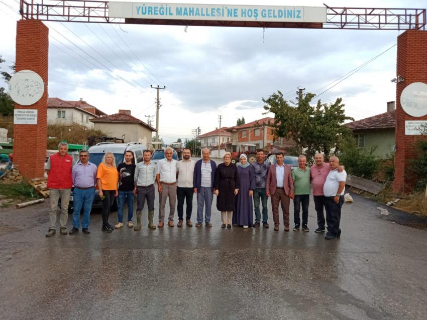 MİLLETVEKİLİ UYGUR,  İLÇE İLÇE GEZMEYE DEVAM EDİYOR