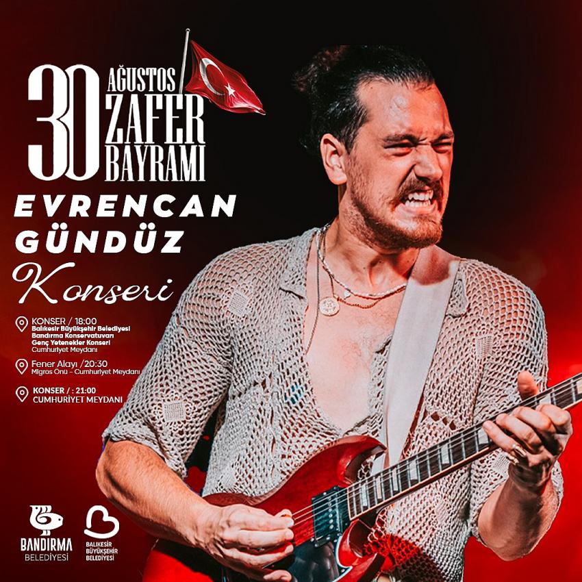 30 Ağustos Zafer Bayramı Coşkusu Bandırma’da Dolu Dolu Yaşanacak!