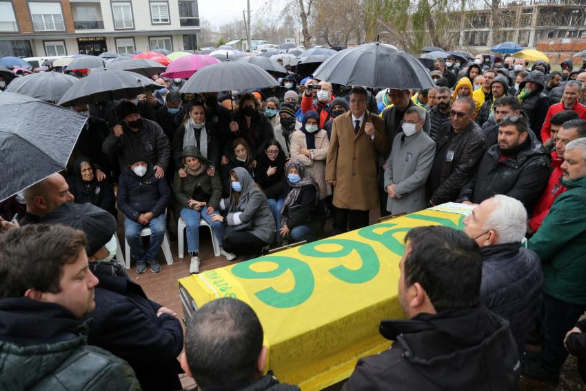 ÇAĞDAŞ ALKAN GÖZYAŞLARI İLE UĞURLANDI