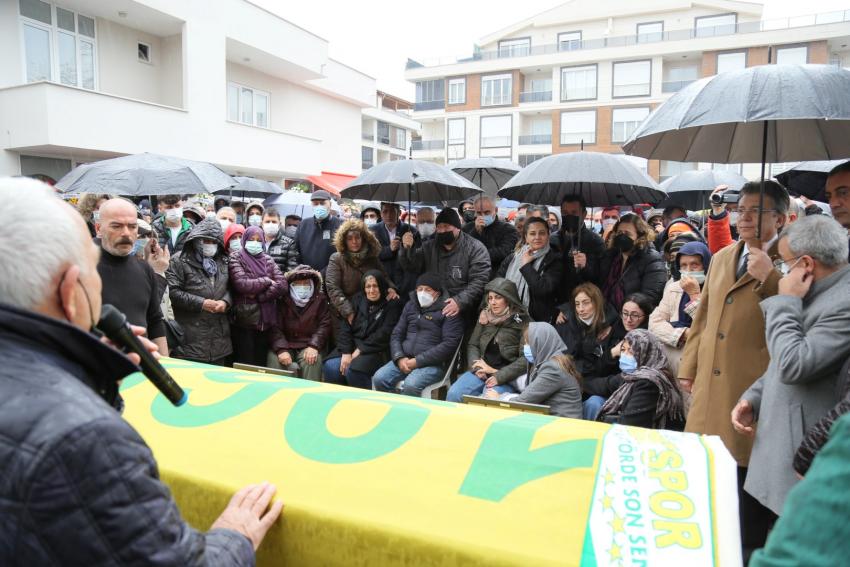 ÇAĞDAŞ ALKAN GÖZYAŞLARI İLE UĞURLANDI