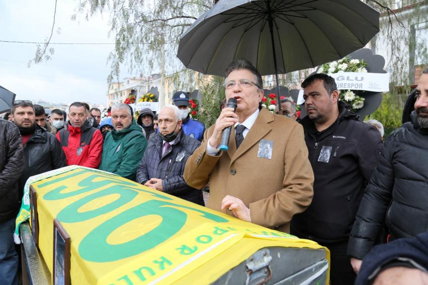 ÇAĞDAŞ ALKAN GÖZYAŞLARI İLE UĞURLANDI