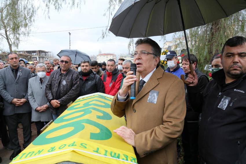 ÇAĞDAŞ ALKAN GÖZYAŞLARI İLE UĞURLANDI