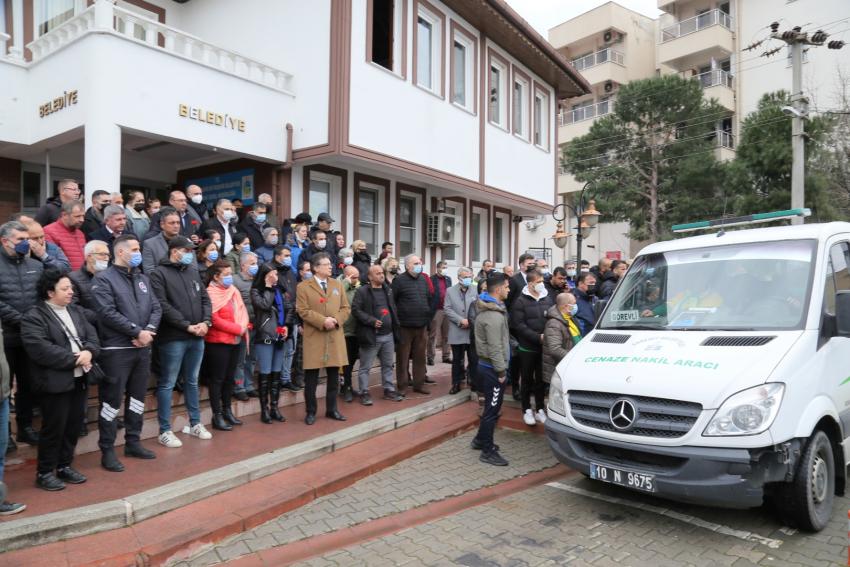 ÇAĞDAŞ ALKAN GÖZYAŞLARI İLE UĞURLANDI