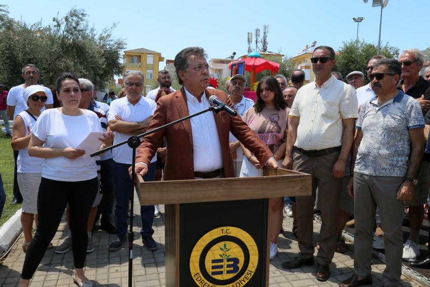 EDREMIT BELEDIYESI 2 TEMMUZ PARKI AÇILDI