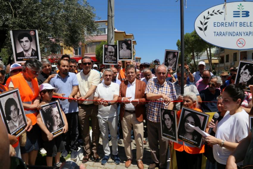 EDREMIT BELEDIYESI 2 TEMMUZ PARKI AÇILDI