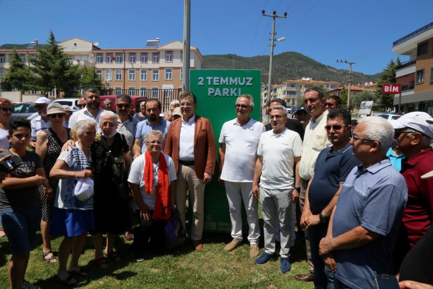 EDREMIT BELEDIYESI 2 TEMMUZ PARKI AÇILDI