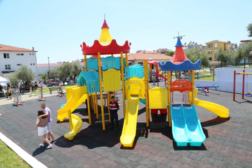 EDREMIT BELEDIYESI 2 TEMMUZ PARKI AÇILDI