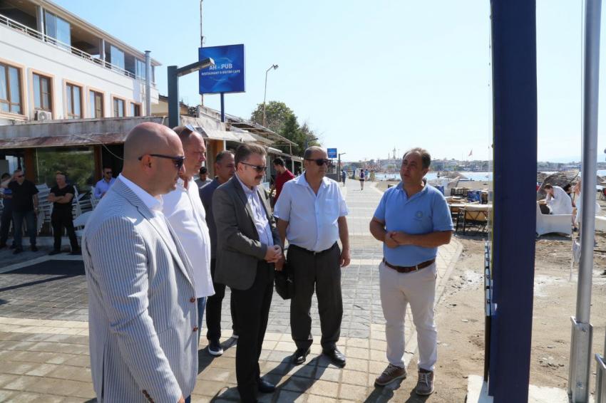 AKÇAY YENI MAHALLE PLAJI’NA MAVI BAYRAK