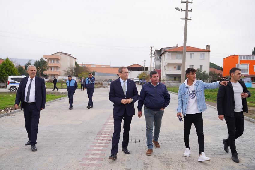  ALTINOVA’DA İKİ BÖLGEYE 14 BİN METREKARA KİLİTTAŞI