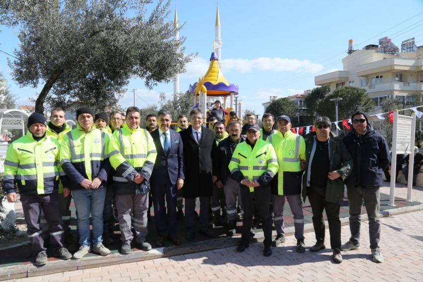 EDREMIT’TE AŞIK VEYSEL PARKI AÇILDI