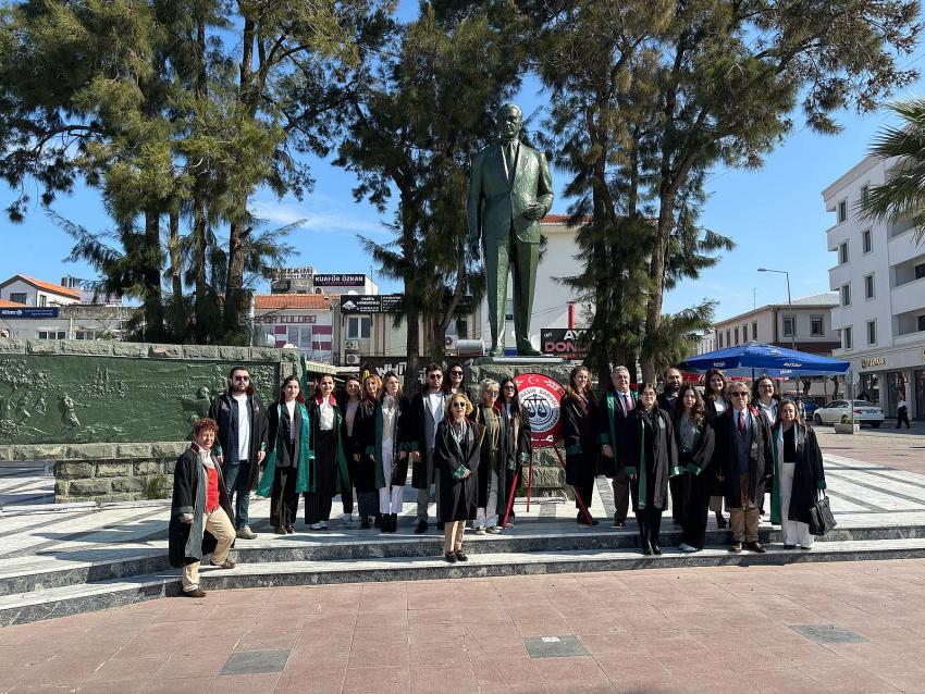 AYVALIKLI AVUKATLAR “HAK MÜCADELESİNDEN VAZGEÇMEYECEĞİZ”