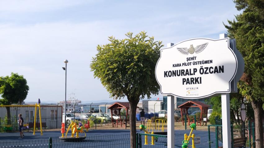 AYVALIK’IN YENİ PARKLARI GÖZ KAMAŞTIRIYOR