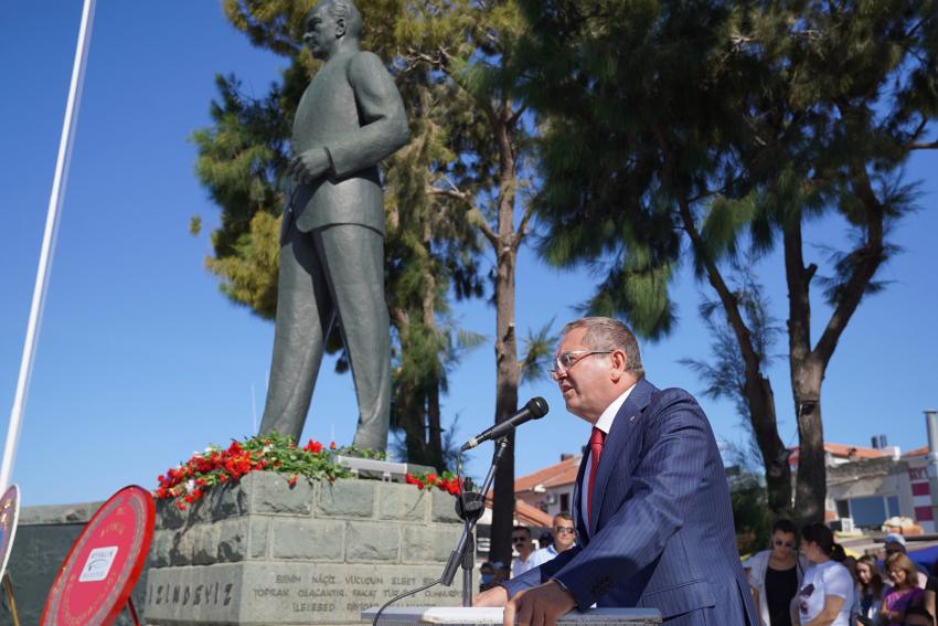 AYVALIK’TA DÜŞMAN İŞGALİNDEN KURTULUŞUN 100. YIL COŞKUSU YAŞANDI