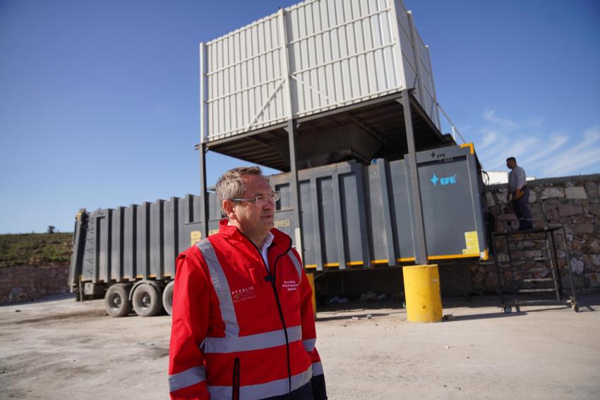 Ayvalık Belediyesi’nden “Katı Atıkta Büyük Tasarruf”