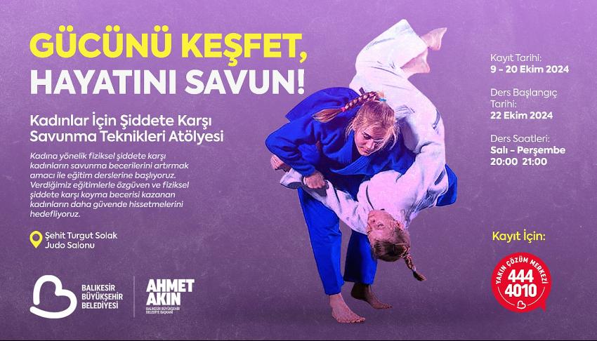 Balıkesir’de Savunma Teknikleri Atölyesi dönemi başlıyor