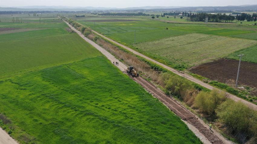 Büyükşehir, Halalca arazi yolunda çalışmalarına başladı