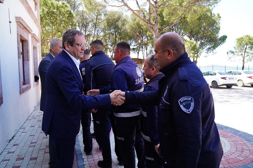 BAŞKAN ERGİN ÇALIŞMA ARKADAŞLARIYLA BAYRAMLAŞTI