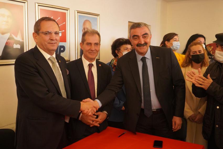 BAŞKAN ERGİN VE YEDİ MECLİS ÜYESİ CHP’DE…