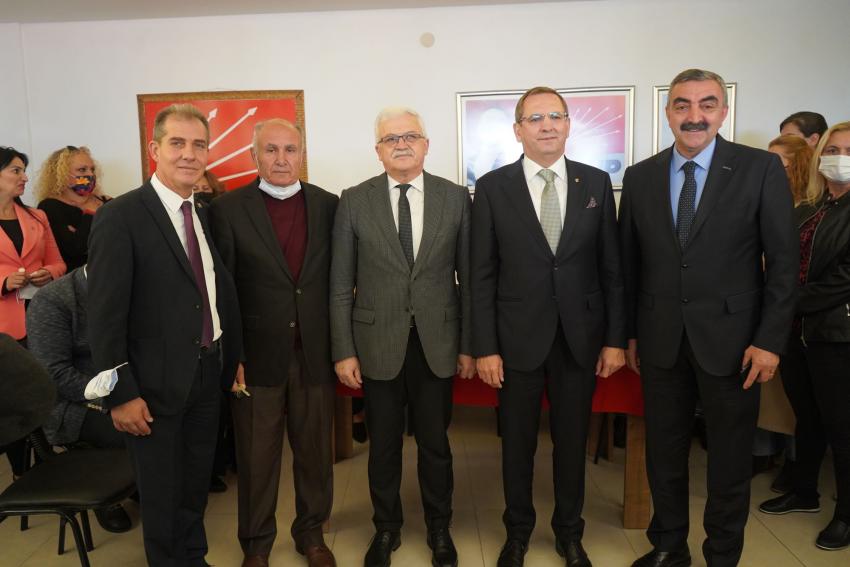 BAŞKAN ERGİN VE YEDİ MECLİS ÜYESİ CHP’DE…